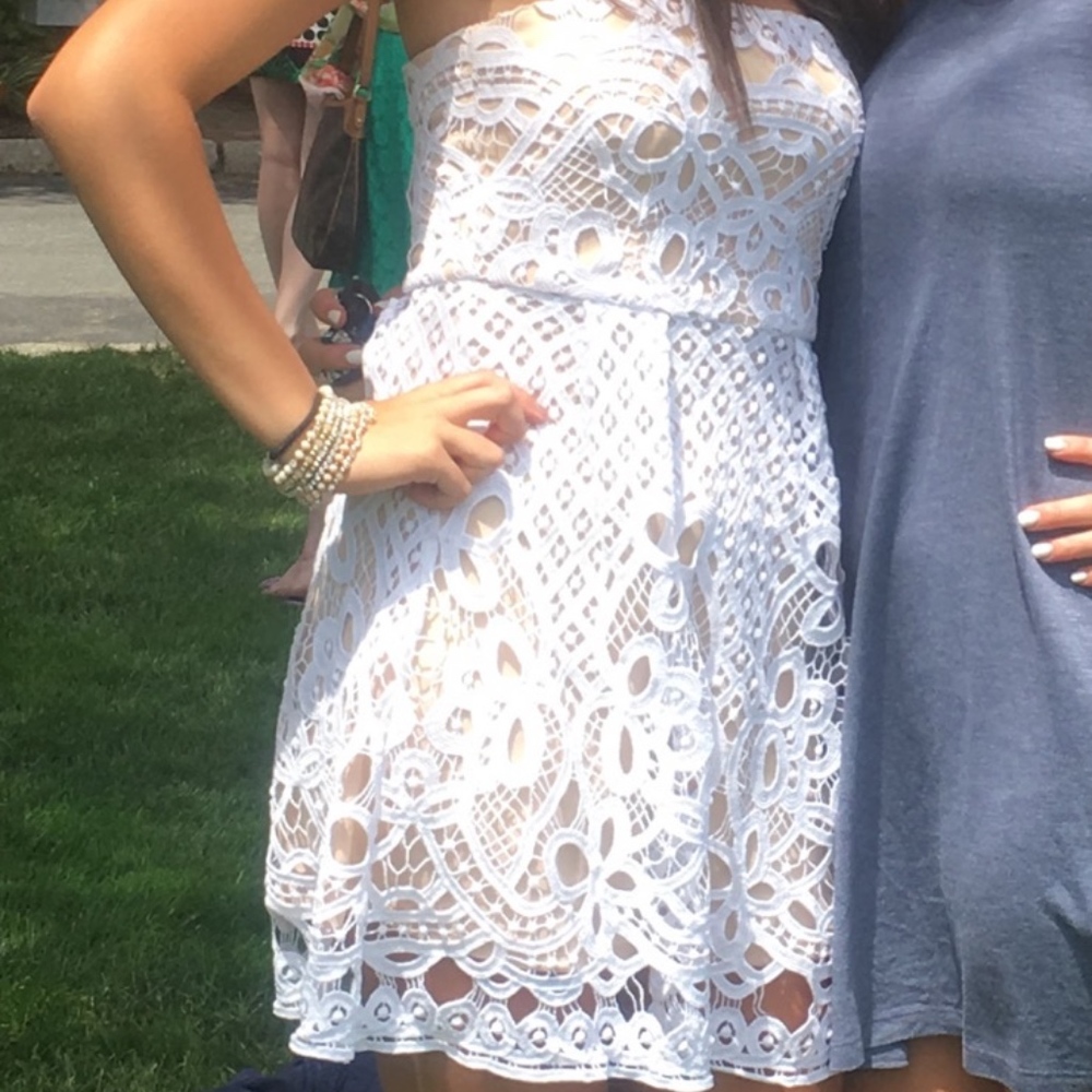 Francesca's Mini White Dress